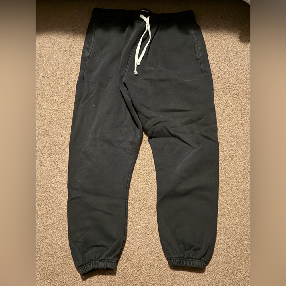 PacSun Black Joggers with White Drawstring